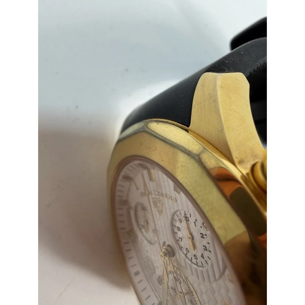 Swiss Legend Monte Carlo Chronograph Gold Men's Watch New Battery